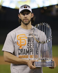 Giants ace Madison Bumgarner gives Royals the Bum's rush, wins World Series MVP with 3 gems | iNFOnews.ca