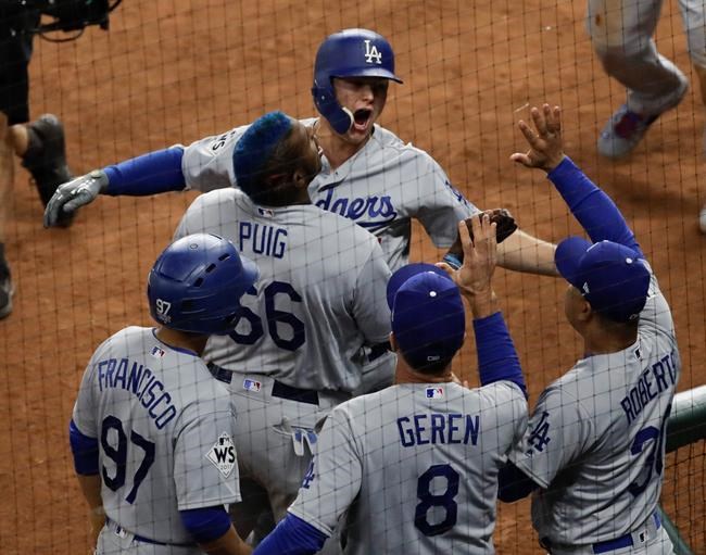 Bellinger, Dodgers top Astros 6-2 to tie World Series 2-all | iNFOnews.ca Bellinger, Dodgers top Astros 6-2 to tie World Series 2-all | iNFOnews.ca