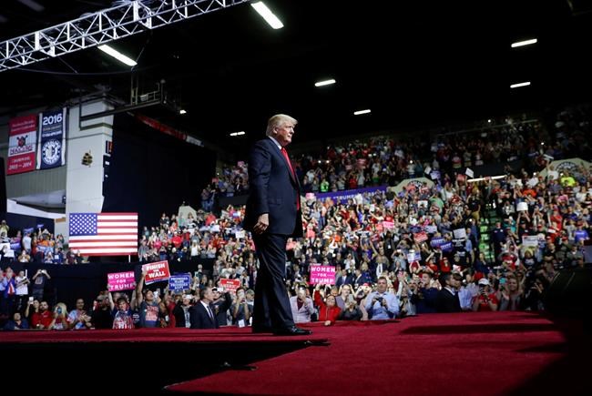 Trump urges supporters to vote in wake of Kavanaugh hearing | iNFOnews.ca CP62413732