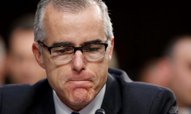 McCabe, an ex-FBI official targeted by Trump, not charged | iNFOnews.ca