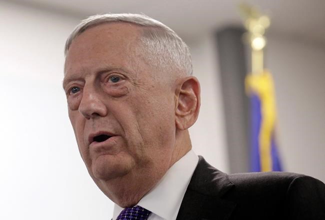Mattis: US would 'take out' any NKorean missile aimed at US | iNFOnews.ca