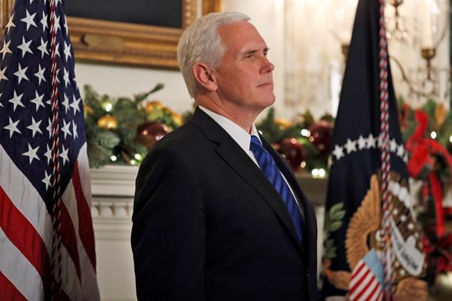 Pence postpones Mideast trip to mid-January, citing tax bill | iNFOnews.ca
