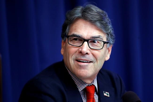 The Latest: Energy Department details Perry's trips by air | iNFOnews.ca