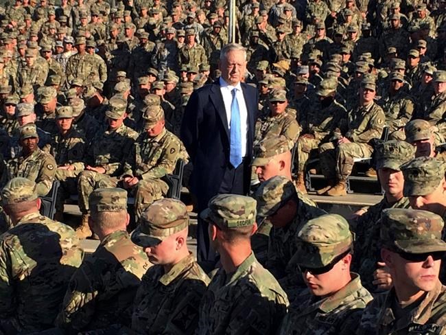 Mattis reveals himself in storytelling moments with troops | iNFOnews.ca