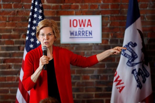 Warren embraces underdog role as she faces 2020 challenges | iNFOnews.ca Warren embraces underdog role as she faces 2020 challenges | iNFOnews.ca