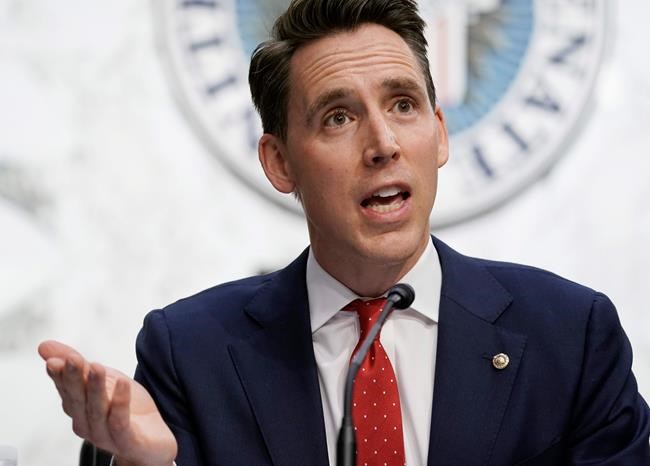 Sen. Josh Hawley writing book: 'The Tyranny of Big Tech.' | iNFOnews.ca