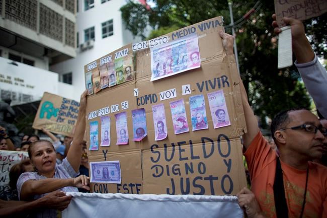 Doctors, nurses protest rule of Venezuela's socialist leader | iNFOnews.ca