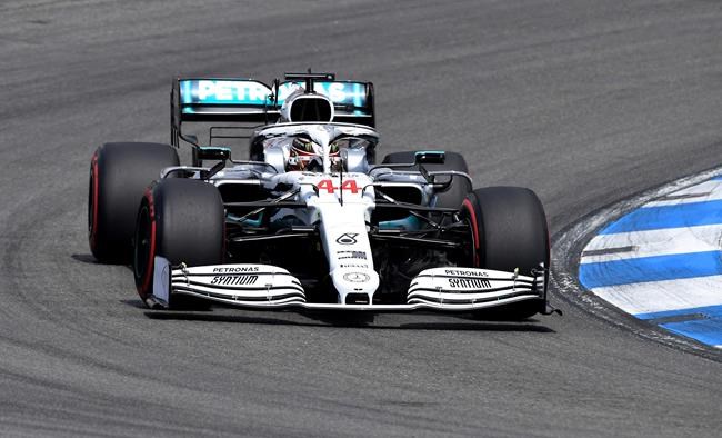 Hamilton takes pole position at German GP; Ferrari struggles | iNFOnews.ca