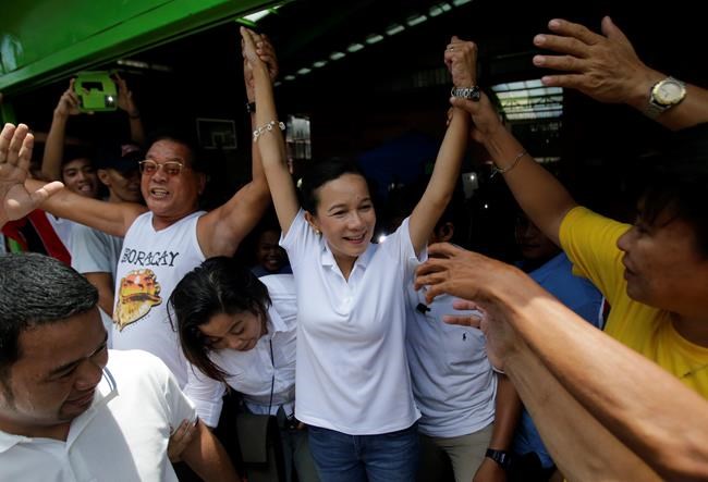 The Latest: Duterte leads unofficial Philippine vote count | iNFOnews.ca