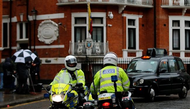 The Latest: Judge upholds UK arrest warrant for Assange | iNFOnews.ca