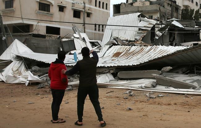 Israel-Gaza fighting ebbs, Gaza rockets reportedly a misfire | iNFOnews.ca CP1137971856