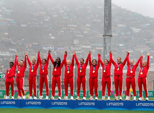 Women's K4 500-metre team wins Canada's first gold of Lima Pan American Games | iNFOnews.ca