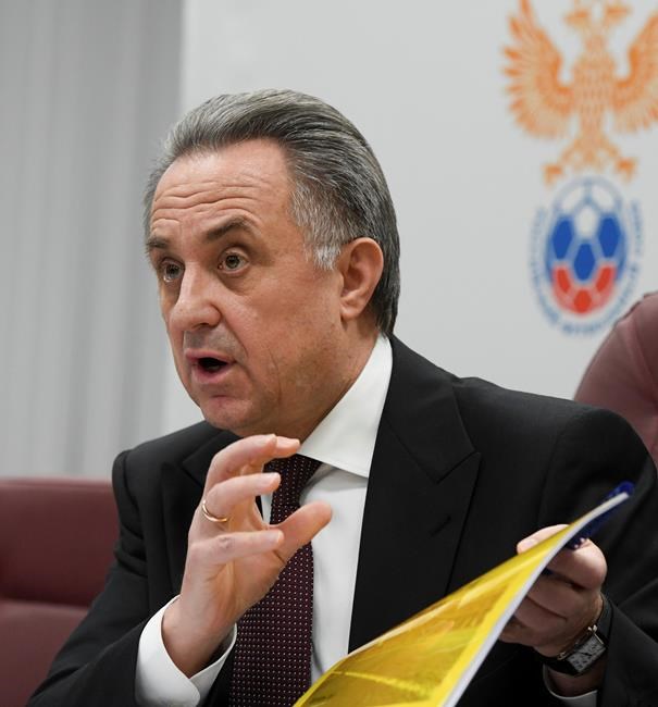 Mutko says Russia's Olympic athletes will be young, clean | iNFOnews.ca