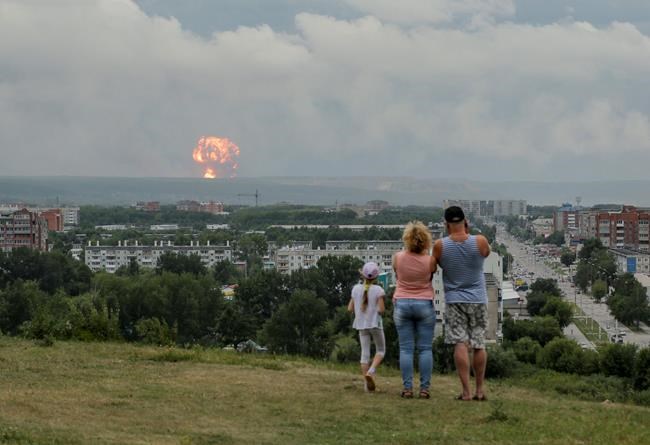 12 injured, 1 missing in Russia's military depot fire | iNFOnews.ca