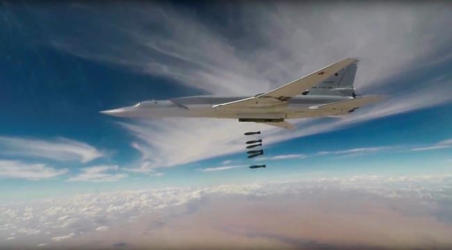 The Latest: Russia extends long-range strikes on IS in Syria | iNFOnews.ca