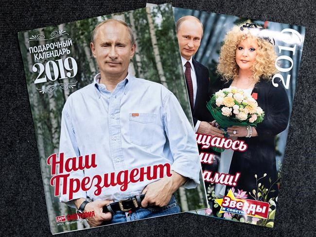 Vladimir Putin's annual calendars come out, reaction mixed | iNFOnews.ca