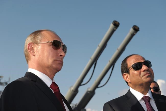 Russia negotiates deal for its warplanes to use Egypt bases | iNFOnews.ca