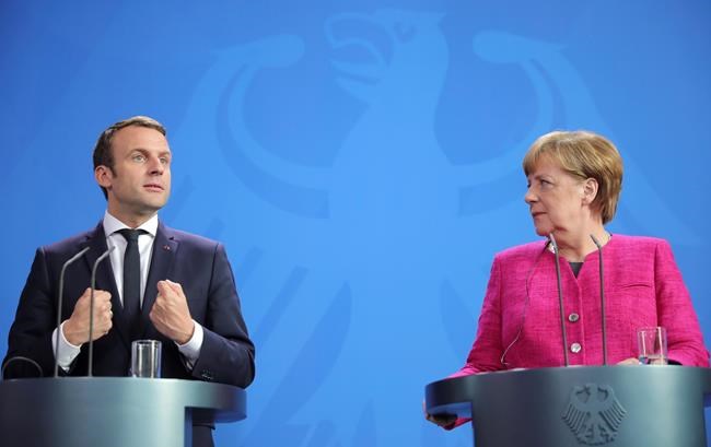 The Latest: Macron says he hasn't pushed for joint eurobnds | iNFOnews.ca