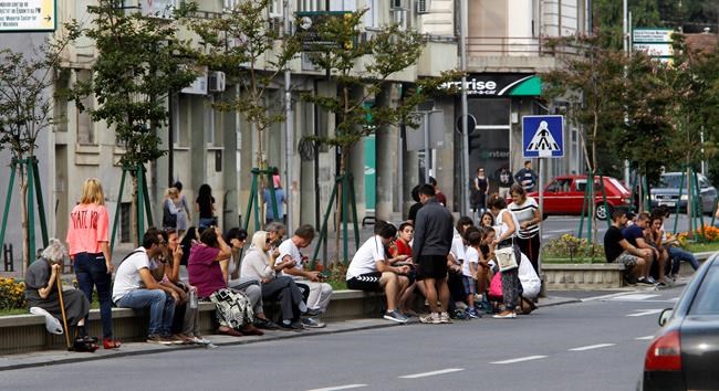 Magnitude-5.3 quake hits Macedonia; at least 30 injured | iNFOnews.ca Magnitude-5.3 quake hits Macedonia; at least 30 injured | iNFOnews.ca