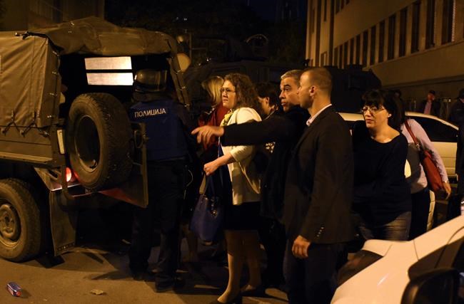 Macedonian violence elicits diverging international response | iNFOnews.ca