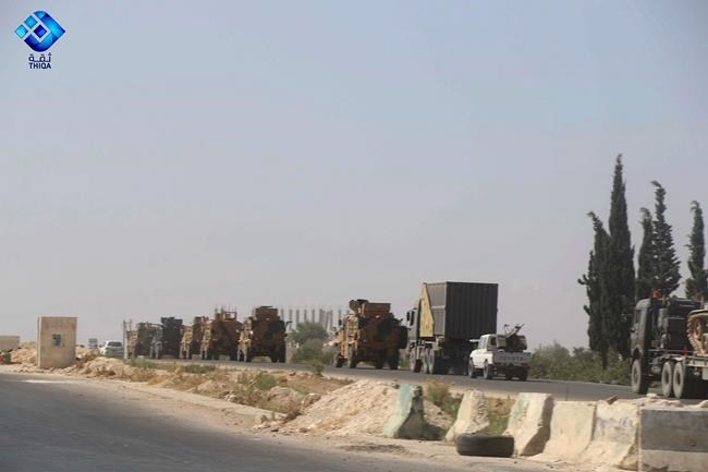 The Latest: Turkey says its army convoy targeted in Syria | iNFOnews.ca The Latest: Turkey says its army convoy targeted in Syria | iNFOnews.ca