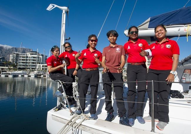 Indian women sail into Cape Town during circumnavigation | iNFOnews.ca
