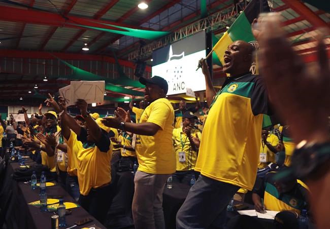 The Latest: South Africa leader doesn't endorse a successor | iNFOnews.ca