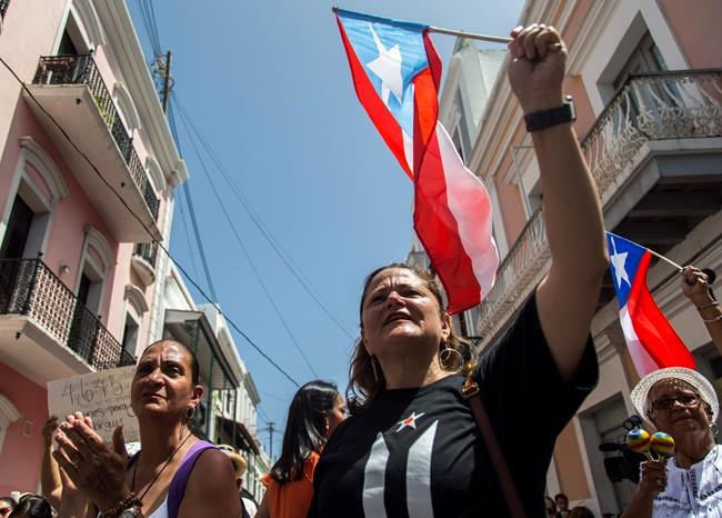 The Latest: Puerto Rico governor says he will resign Aug. 2 | iNFOnews.ca CP636884212