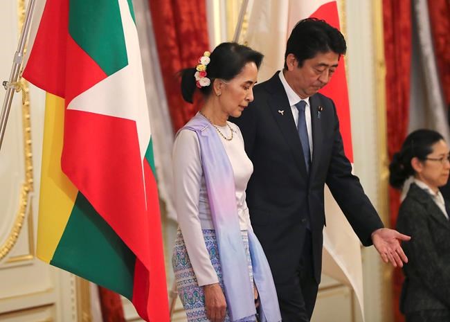Suu Kyi in Japan as Myanmar faces pressure on Rohingya | iNFOnews.ca