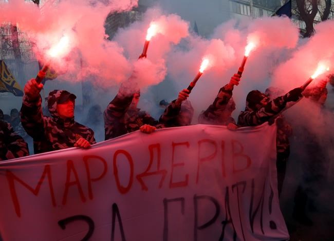 Protesters in Ukraine call for president's impeachment | iNFOnews.ca