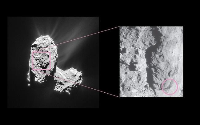 Rosetta space probe sees bright flares, landslide on comet | iNFOnews.ca
