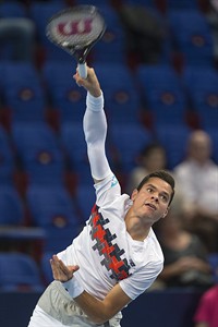 Big servers Milos Raonic and Ivo Karlovic advance to 2nd round at Swiss Indoors | iNFOnews.ca Big servers Milos Raonic and Ivo Karlovic advance to 2nd round at Swiss Indoors | iNFOnews.ca