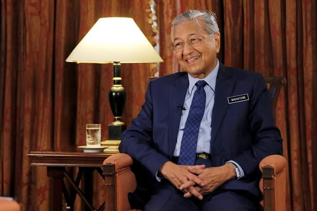AP Interview: Malaysia's Mahathir aims to scrap China deals | iNFOnews.ca