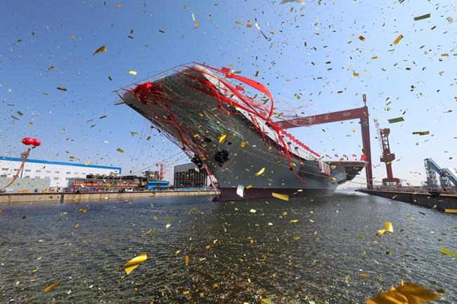 China launches 1st domestically-made aircraft carrier | iNFOnews.ca China launches 1st domestically-made aircraft carrier | iNFOnews.ca