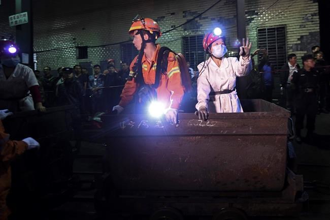 Gas leak in coal mine in central China kills 18 miners | iNFOnews.ca CP108329054