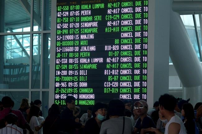The Latest: Bali airport reopens after volcanic ash closure | iNFOnews.ca The Latest: Bali airport reopens after volcanic ash closure | iNFOnews.ca