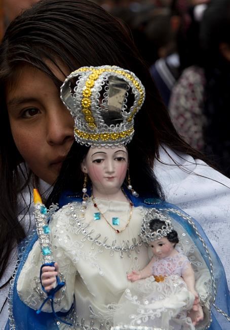 Outraged Bolivians protest over Virgin painted in lingerie | iNFOnews.ca