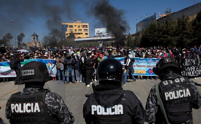 Bolivia turns in police officer blamed in student's death | iNFOnews.ca