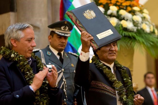 Bolivia's Morales approves coca law after treatment in Cuba | iNFOnews.ca CP1132659775