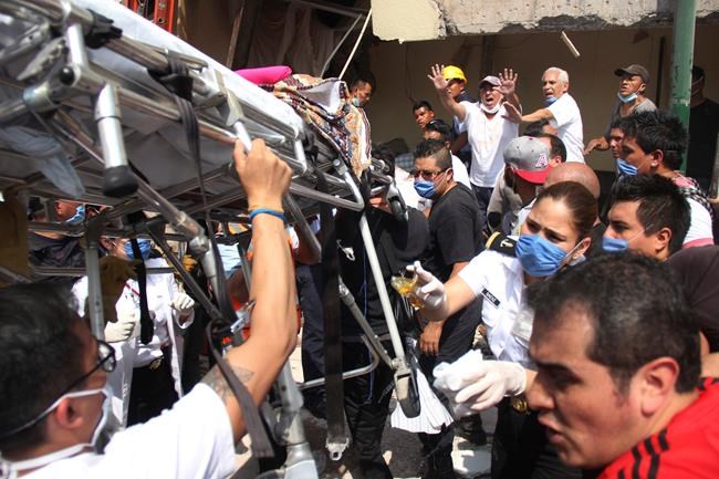 Collapsed Mexico school raises questions about quake codes | iNFOnews.ca CP1181671683