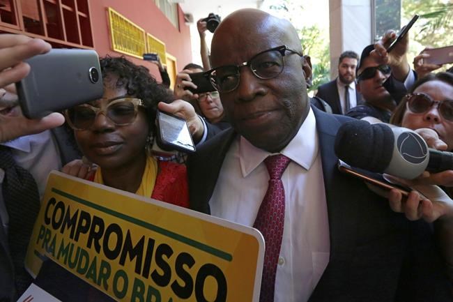 Brazil's first black justice says he won't run for president | iNFOnews.ca