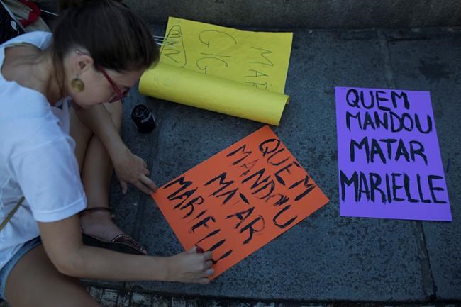 Protests, anger a month after Brazil activist slain | iNFOnews.ca