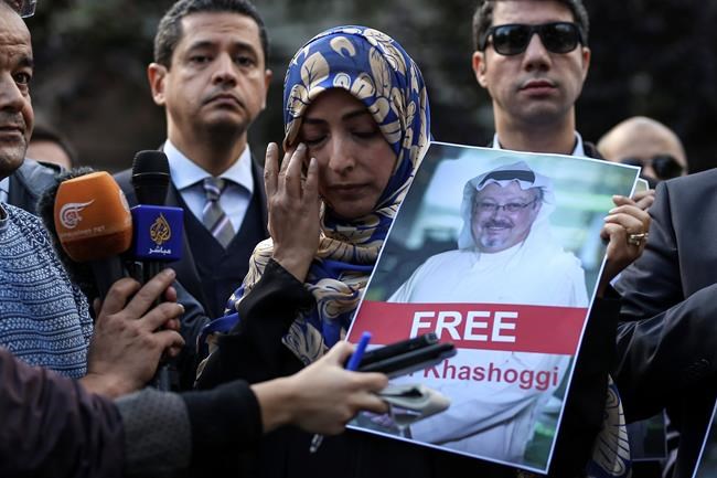 The Latest: Post says Turks think writer slain at consulate | iNFOnews.ca