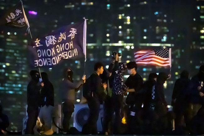 Hong Kong police slip on banana peel with tear gas tweet | iNFOnews.ca CP662388443