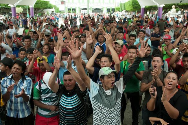Migrants vow to re-form caravan, continue north toward US | iNFOnews.ca Migrants vow to re-form caravan, continue north toward US | iNFOnews.ca