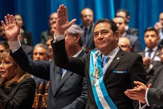 Guatemala swears in conservative Giammattei as president | iNFOnews.ca Guatemala swears in conservative Giammattei as president | iNFOnews.ca