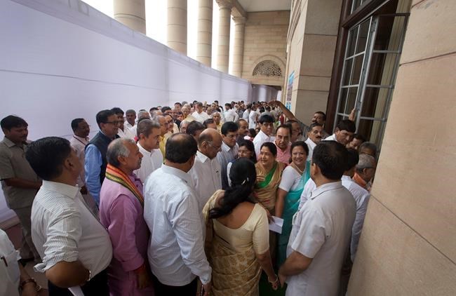 Indian lawmakers choose president, likely a Hindu BJP ally | iNFOnews.ca