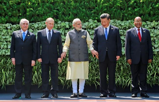 The Latest: BRICS leaders praise New Development Bank | iNFOnews.ca