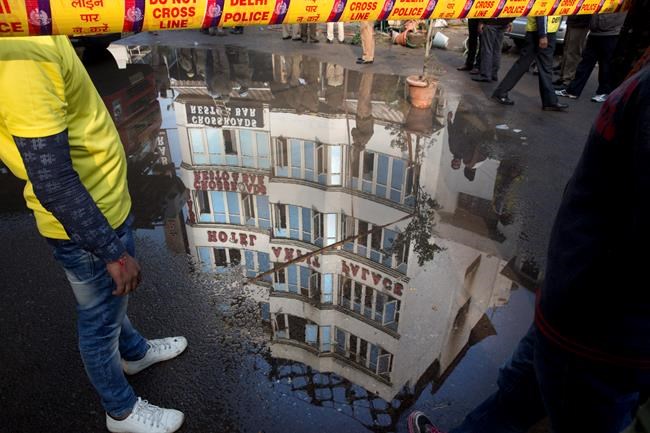 17 killed in fire at shoddy New Delhi hotel, 4 others hurt | iNFOnews.ca CP1143868153