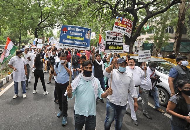 Protests erupt in India's Parliament over spying scandal | iNFOnews.ca Protests erupt in India's Parliament over spying scandal | iNFOnews.ca